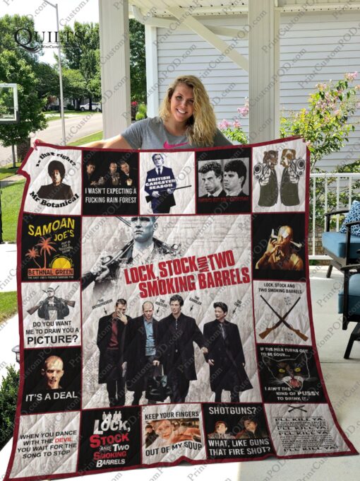 Buy Lock, Stock And Two Smoking Barrels Quilt Blanket & Quilt Bedding Set