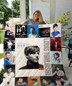 Buy Louis Tomlinson Albums Quilt Blanket & Quilt Bedding Set For Fans Ver 17