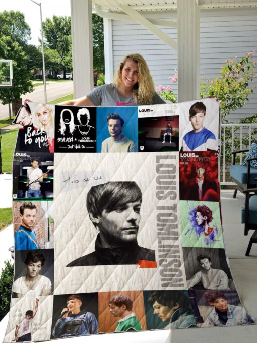 Buy Louis Tomlinson Albums Quilt Blanket & Quilt Bedding Set For Fans Ver 17