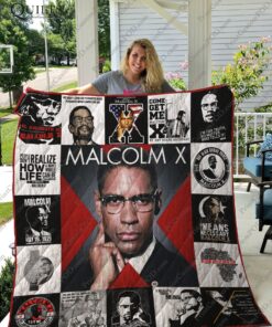 Buy Malcolm X Quilt Blanket & Quilt Bedding Set For Fans