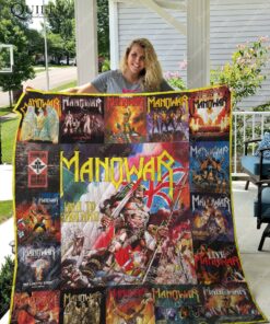 Buy Manowar Albums Quilt Blanket & Quilt Bedding Set For Fans Ver 17