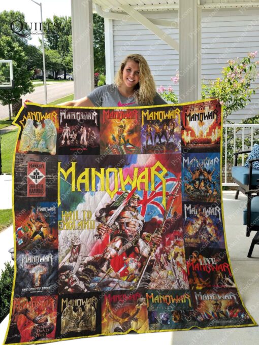 Buy Manowar Albums Quilt Blanket & Quilt Bedding Set For Fans Ver 17