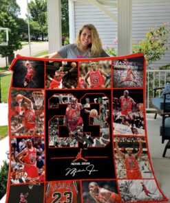 Buy Michael Jordan 23 Quilt Blanket & Quilt Bedding Set 01