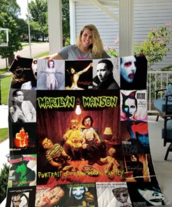 Buy Marilyn Manson Albums Quilt Blanket & Quilt Bedding Set For Fans Ver 17