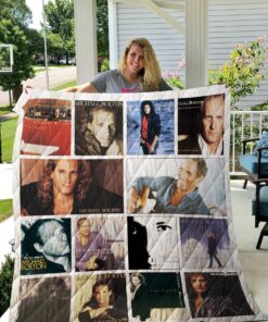 Buy Michael Bolton Albums Quilt Blanket & Quilt Bedding Set Ver 14