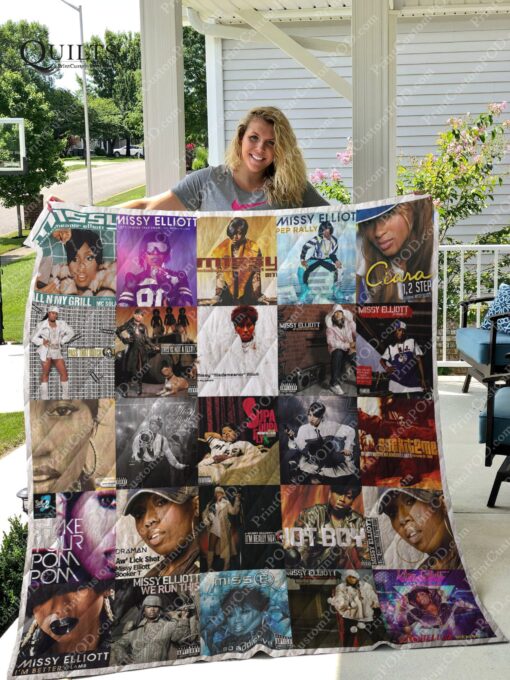 Buy Missy Elliott Albums Quilt Blanket & Quilt Bedding Set For Fans Ver 25