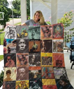 Buy Miles Davis Quilt Blanket & Quilt Bedding Set For Fans Ver 25