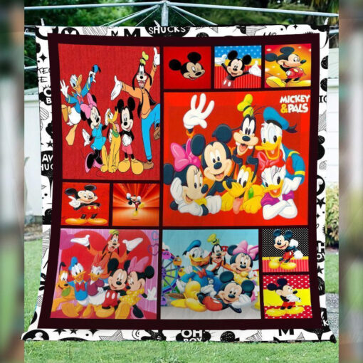 Buy Mickey Mouse Quilt Blanket & Quilt Bedding Set 03