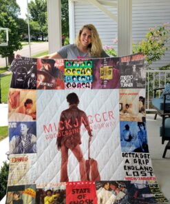 Buy Mick Jagger Albums Quilt Blanket & Quilt Bedding Set For Fans Ver 17