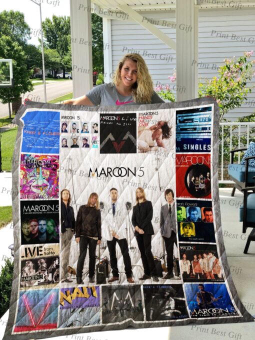 Buy Maroon 5 Albums Cover Poster Quilt Blanket & Quilt Bedding Set Ver 2