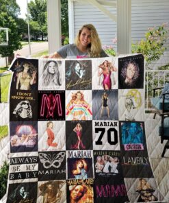 Buy Mariah Carey T-Shirt Quilt Blanket & Quilt Bedding Set For Fans