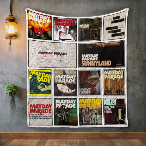 Buy Mayday Parade Album Covers Quilt Blanket & Quilt Bedding Set Great Customized Blanket Gifts For Birthday Christmas Thanksgiving