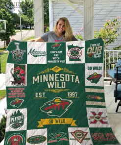 Buy Minnesota Wild Quilt Blanket & Quilt Bedding Set Ver 17