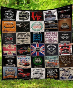 Buy Mini Cooper Parking Only Quilt Blanket & Quilt Bedding Set Great Customized Blanket Gifts For Birthday Christmas Thanksgiving