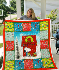 Buy Merry Christmas Snoopy Quilt Blanket & Quilt Bedding Set