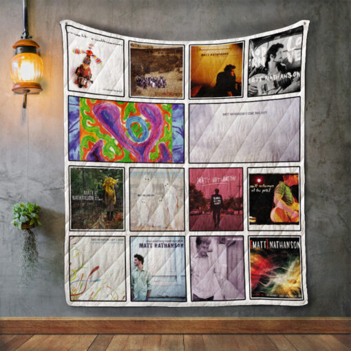 Buy Matt Nathanson Album Covers Quilt Blanket & Quilt Bedding Set