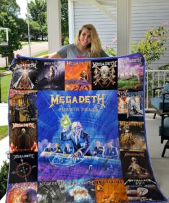 Buy Megadeth Albums Quilt Blanket & Quilt Bedding Set For Fans Ver 17