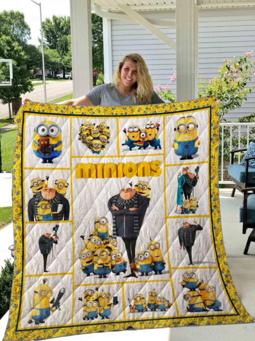 Buy Minion Quilt Blanket & Quilt Bedding Set 01