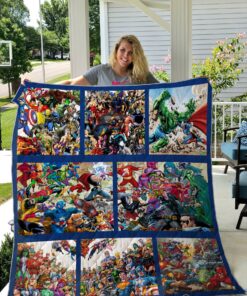 Buy Marvel Dc Comic Quilt Blanket & Quilt Bedding Set