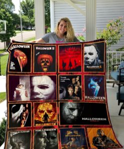 Buy Michael Myers Halloween For Fans All Season Plus Size Quilt Blanket & Quilt Bedding Set