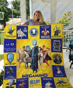 Buy Megamind Quilt Blanket & Quilt Bedding Set For Fans Ver 17