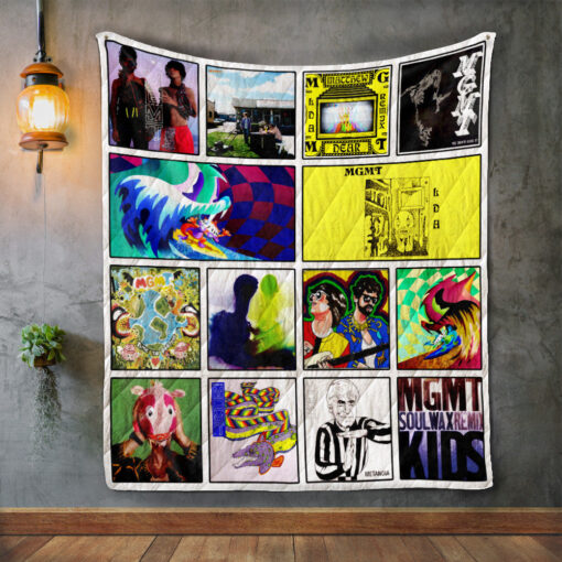 Buy Mgmt Album Covers Quilt Blanket & Quilt Bedding Set