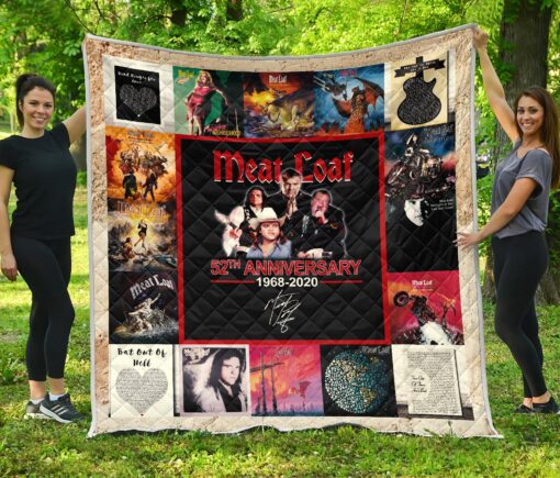 Buy Meat Loaf Anniversary Quilt Blanket & Quilt Bedding Set