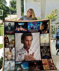 Buy Matthew Mcconaughey Quilt Blanket & Quilt Bedding Set 01