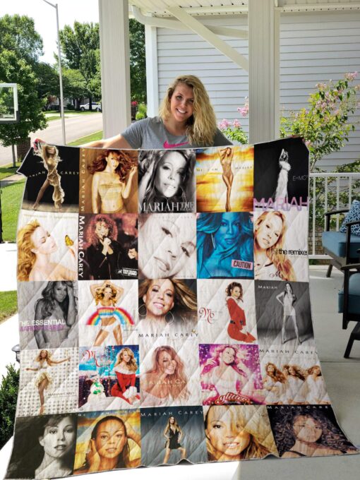 Buy Mariah Carey Quilt Blanket & Quilt Bedding Set For Fans Ver 25