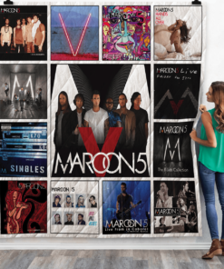 Buy Maroon 5 Quilt Blanket & Quilt Bedding Set 02