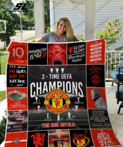 Buy Manchester United 17 Quilt Blanket & Quilt Bedding Set