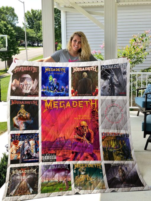 Buy Megadeth Albums Quilt Blanket & Quilt Bedding Set For Fans Ver 13