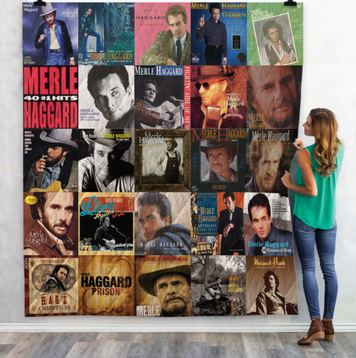 Buy Merle Haggard Compilations Albums Quilt Blanket & Quilt Bedding Set Ver 25