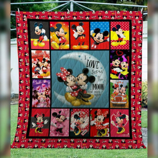 Buy Mickey Mouse Quilt Blanket & Quilt Bedding Set 02