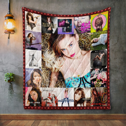 Buy Miley Cyrus Style 2 Quilt Blanket & Quilt Bedding Set