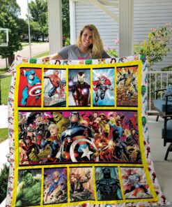 Buy Marvel Comic Quilt Blanket & Quilt Bedding Set