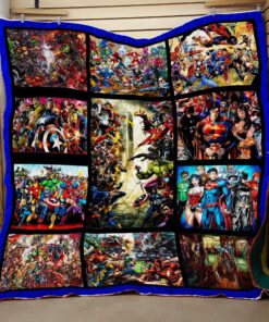 Buy Marvel Dc Superhero Quilt Blanket & Quilt Bedding Set