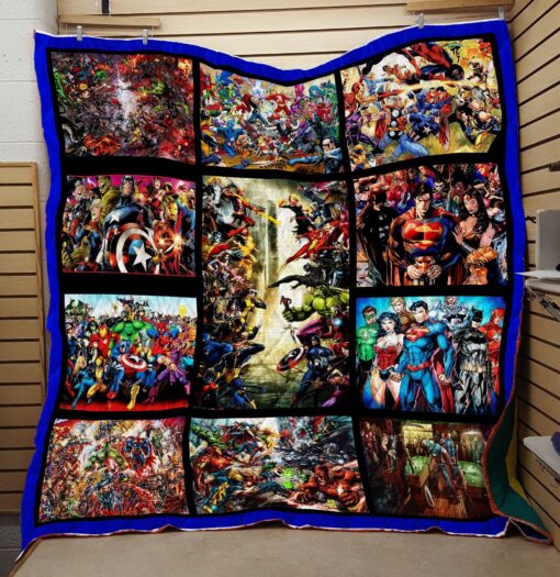 Buy Marvel Dc Superhero Quilt Blanket & Quilt Bedding Set