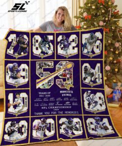 Buy Minnesota Vikings Quilt Blanket & Quilt Bedding Set - Meteew