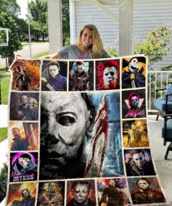 Buy Michael Myers Quilt Blanket & Quilt Bedding Set 0761