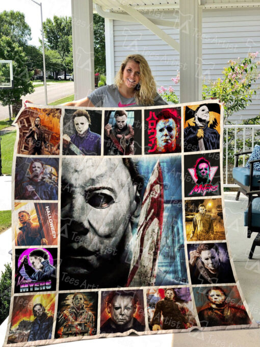 Buy Michael Myers Quilt Blanket & Quilt Bedding Set 0761