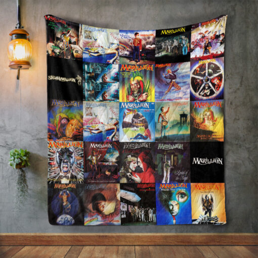 Buy Marillion Style 2 Album Covers Quilt Blanket & Quilt Bedding Set