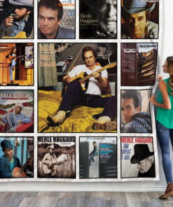 Buy Merle Haggard Quilt Blanket & Quilt Bedding Set For Fans 01