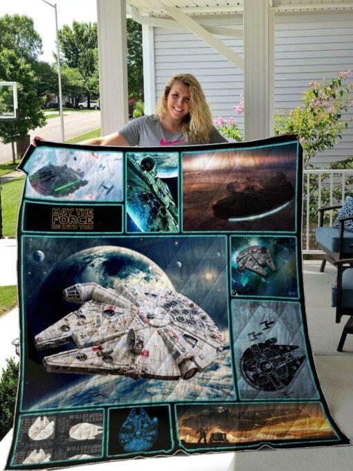 Buy Millennium Falcon Quilt Blanket & Quilt Bedding Set Ver 2