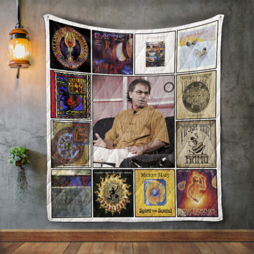 Buy Mickey Hart Album Covers Quilt Blanket & Quilt Bedding Set