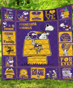 Buy Minnesota Vikings 1 Quilt Blanket & Quilt Bedding Set Fan Made