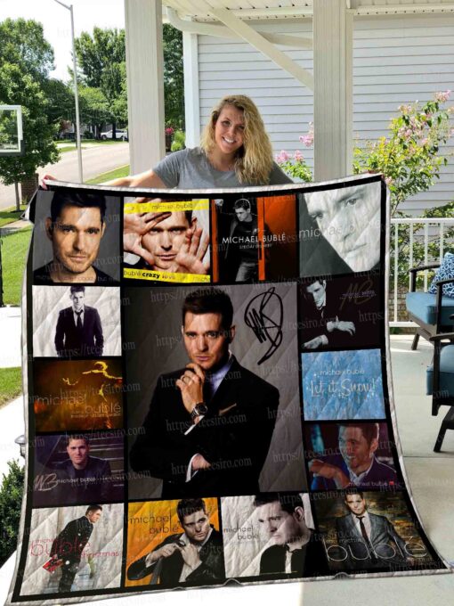 Buy Michael Buble Quilt Blanket & Quilt Bedding Set 01