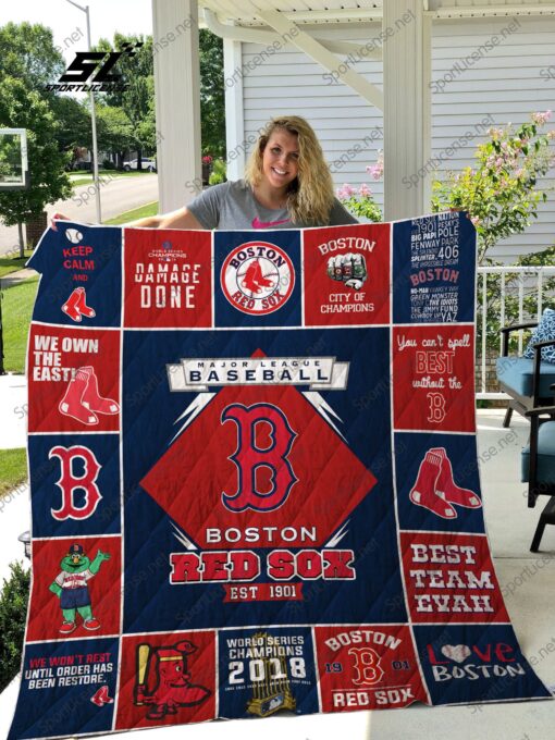 Buy Mlb � Boston Red Sox Quilt Blanket & Quilt Bedding Set - Meteew