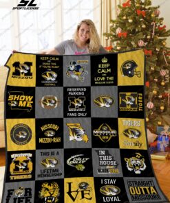 Buy Missouri Tigers Quilt Blanket & Quilt Bedding Set Ver 03