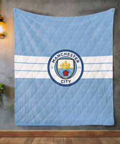 Buy Manchester City Fc Football Club Quilt Blanket & Quilt Bedding Set